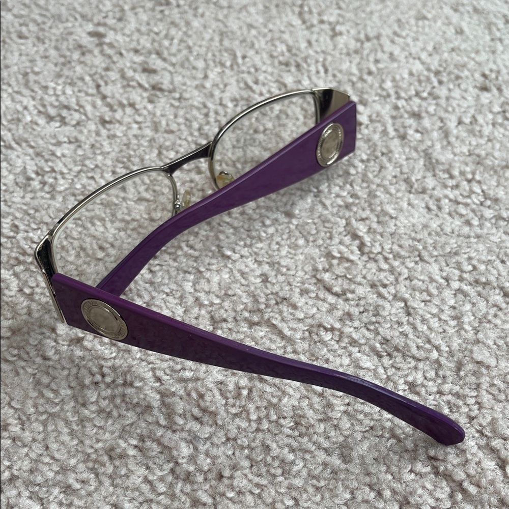 Chic Purple and Gold Women's Glasses - Picture 4 of 7